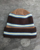 Lignes retro verte et rose | Tuque