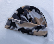 tuque en polar à motif camouflage_hiver_neige_fleece beanie camo pattern_snow_winter_Les Saisons