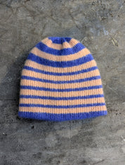 CATALOUPÉ Beanie lines coral and purple YK2