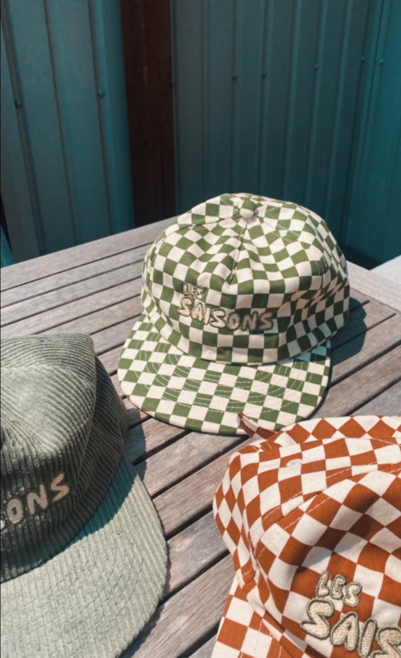 Kids' Checkers Retro Cap | 5 to 13 Years Old - LesSaisons.co