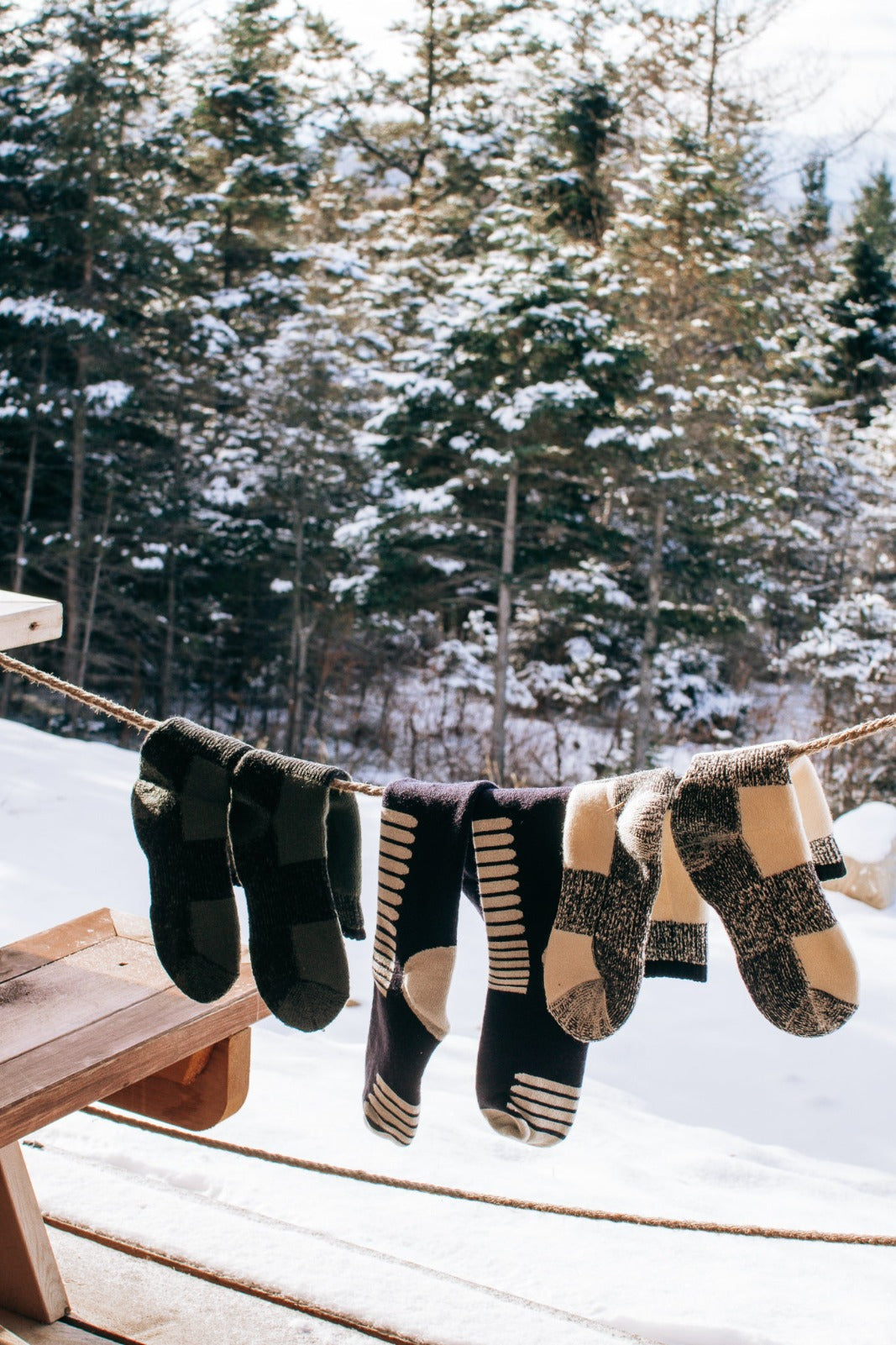 our merino socks variety made in Canada