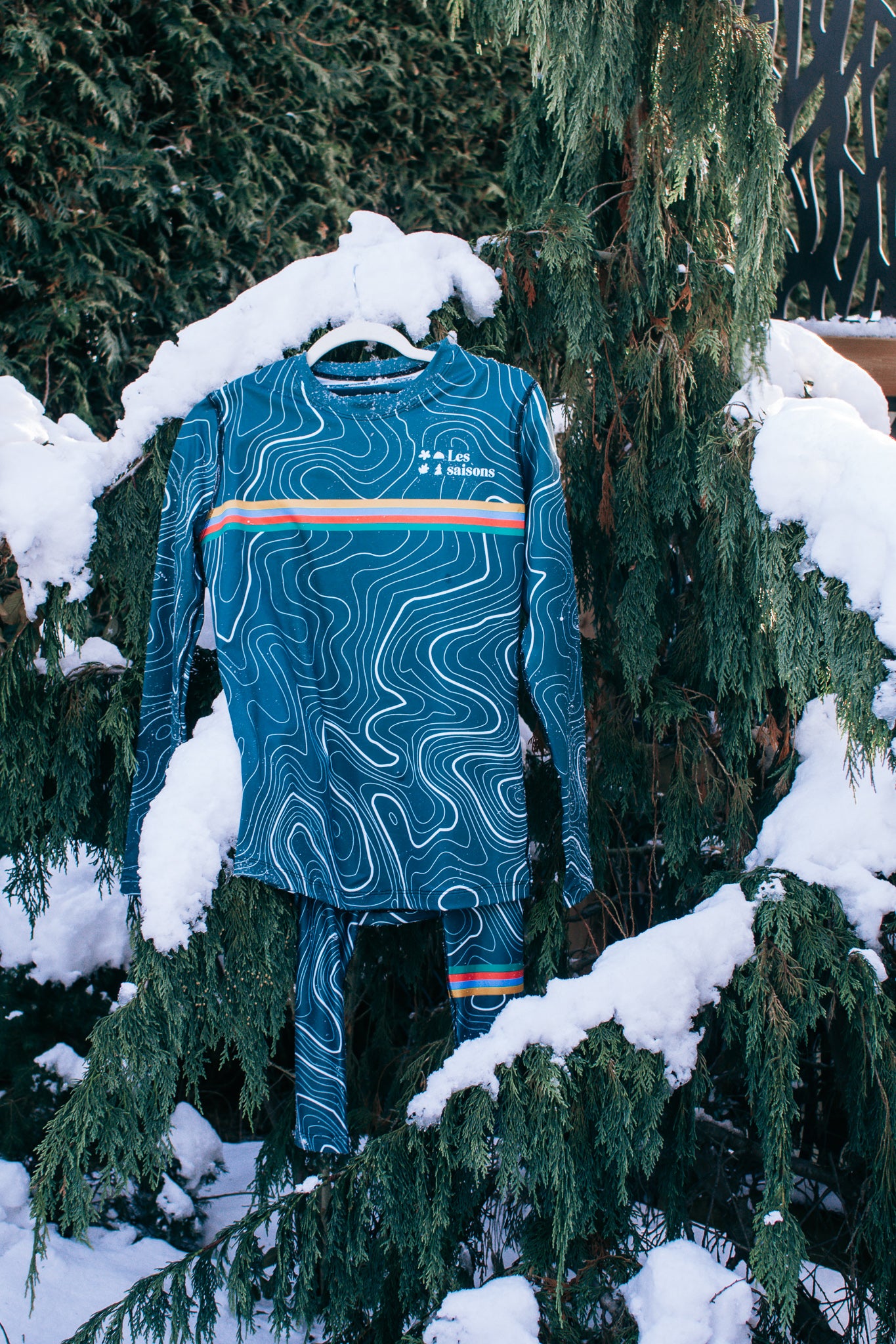 Winter Base Layers | Topographic Design | Made in Québec | WOMEN KIT
