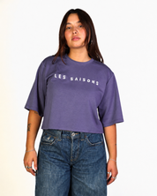 Chandail mauve | forêt 