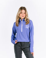 Quarter Zip en Bamboo Mauve 