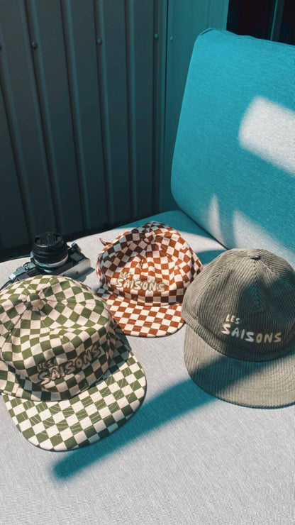 Checkers Retro Cap | Comfy | Vintage | Cotton - LesSaisons.co