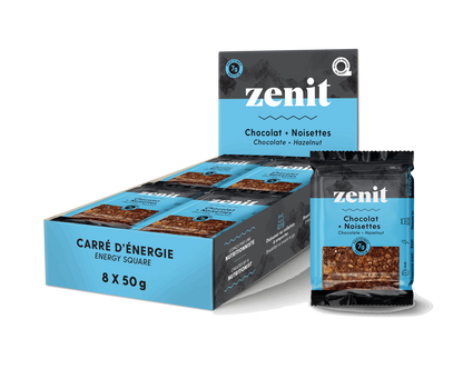 Zenit | Chocolate and Hazelnut Energy Square