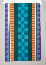 Geometric Blanket | Blue