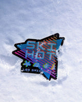 Ski Hot | Holographic Sticker