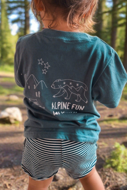 Kids' T-Shirt | Alpine Fun | 2 to 6 Years Old | Printed in Montreal - LesSaisons.co
