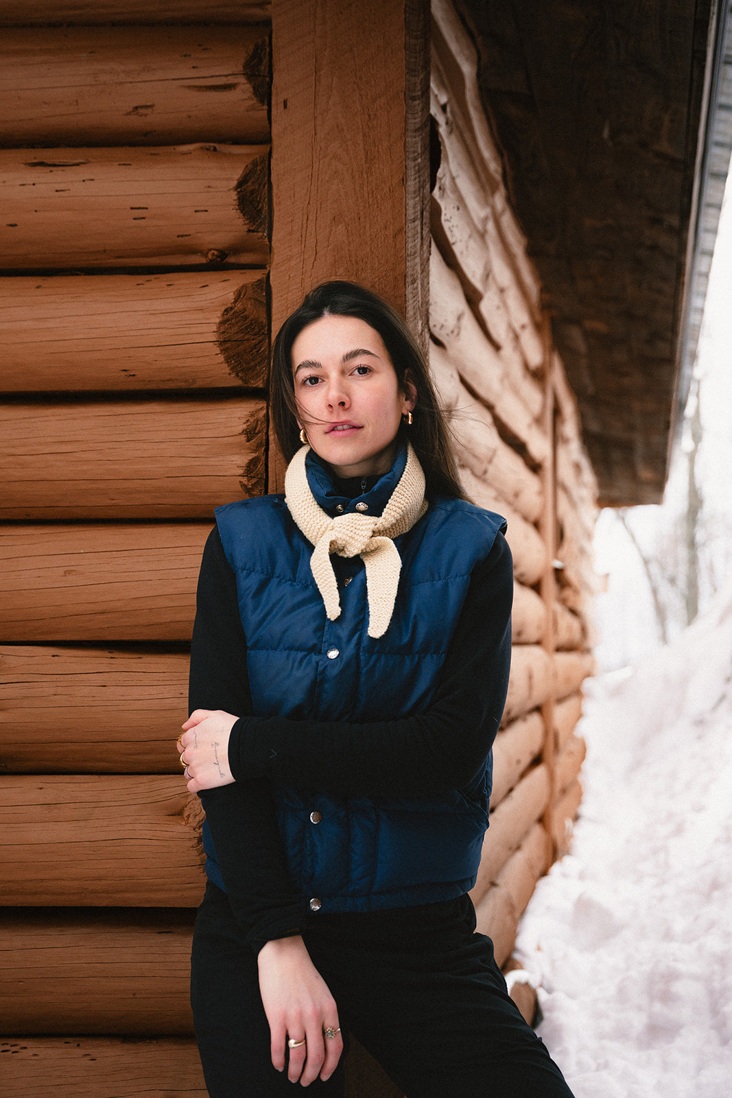 les_saisons_mini_scarf_beige_winter_fashion