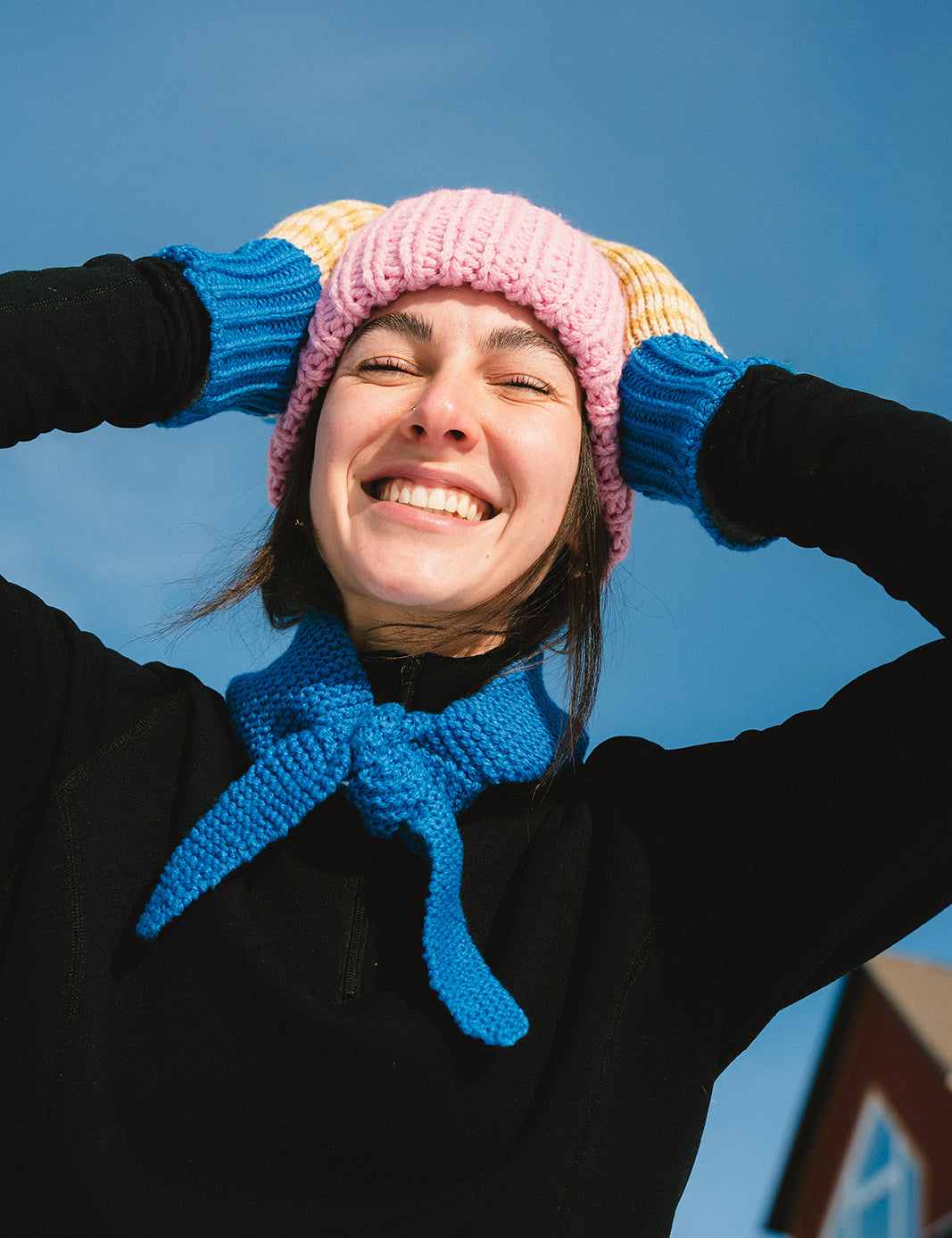 les_saisons_mini_scarf_blue