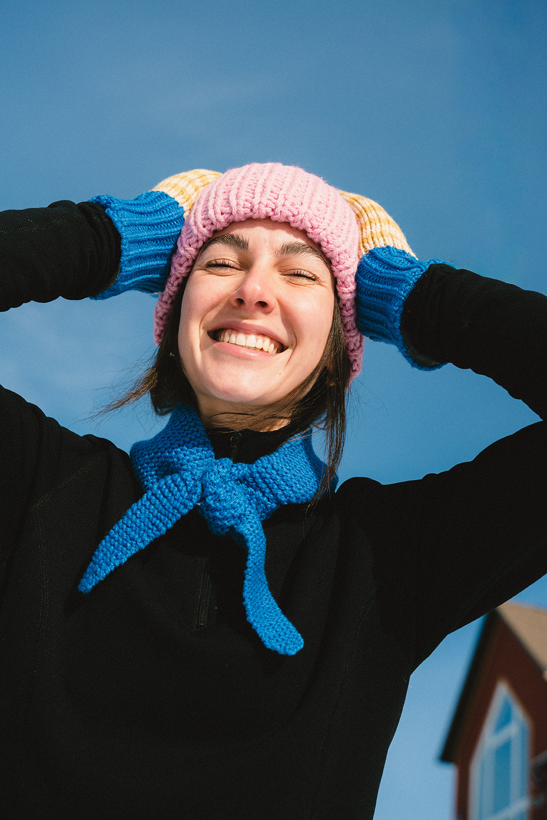 les_saisons_mini_scarf_blue