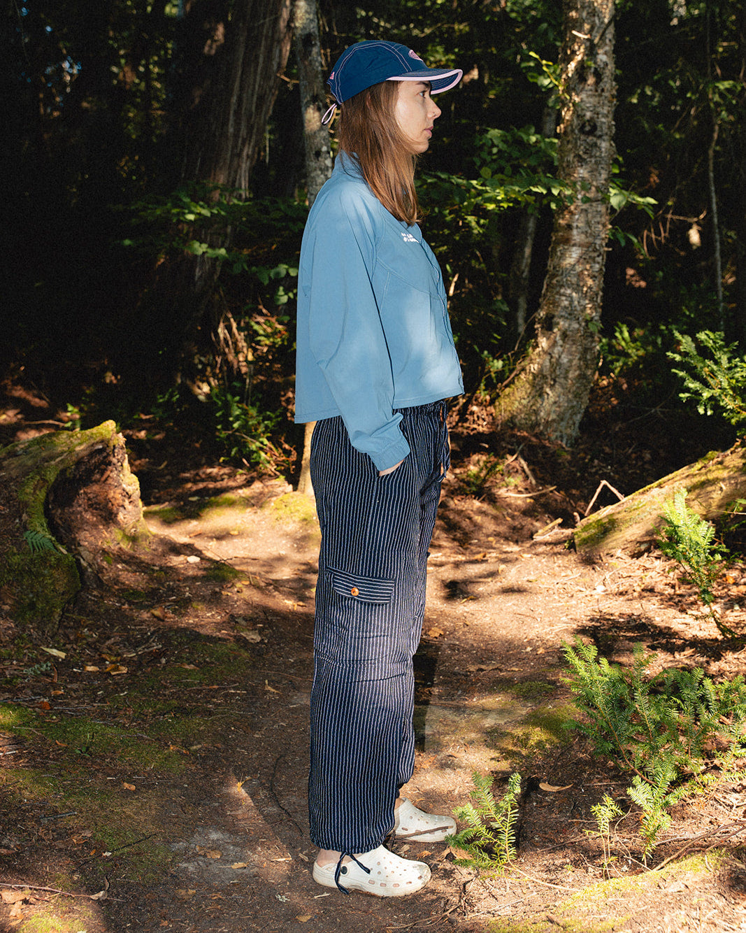 Pantalon Cargo Cotton | Noir et Blanc