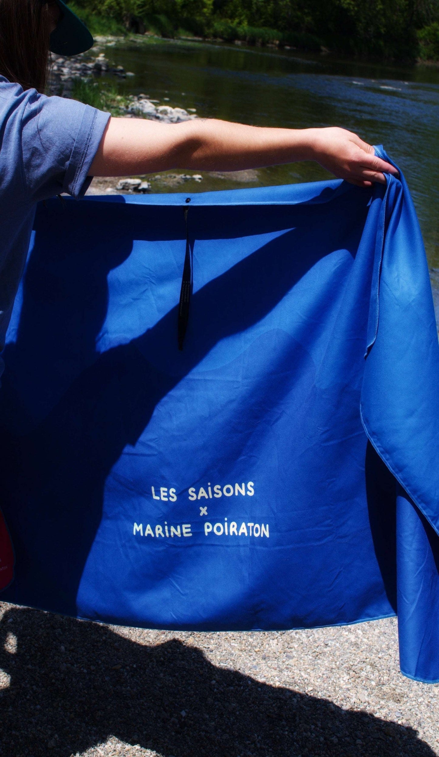 Microfiber Travel Towel | Made in Québec | Les Saisons x Marine Poiraton