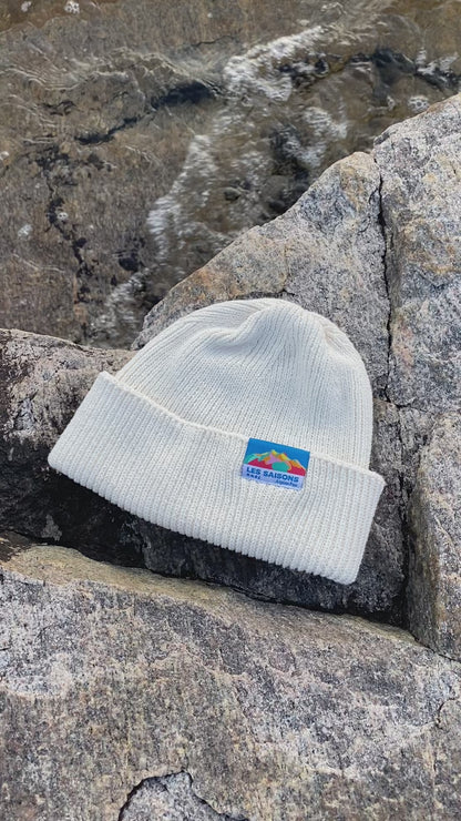 White Beanie | Recycled Fibres | Made in Canada