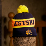 Tuque festive - Bleu rétro - Estski
