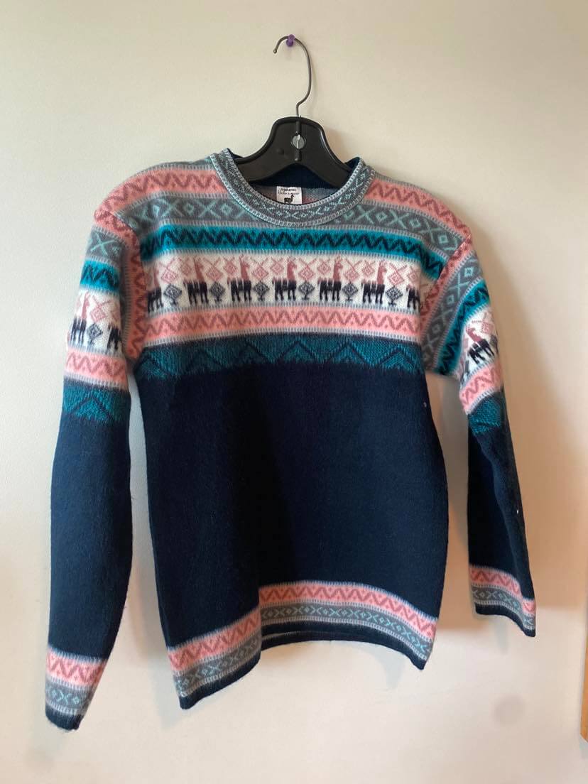alpaca sweater, soft, warm, les saisons